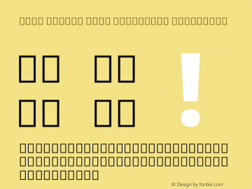 Noto Looped Thai Condensed ExtraBold Version 1.00 Font Sample