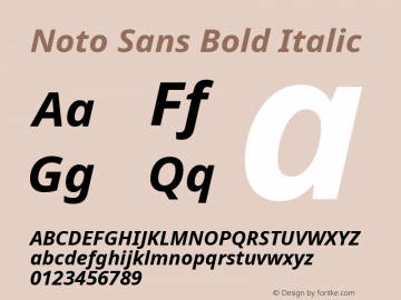 Noto Sans Bold Italic Version 2.004; ttfautohint (v1.8.3) -l 8 -r 50 -G 200 -x 14 -D latn -f none -a qsq -X 