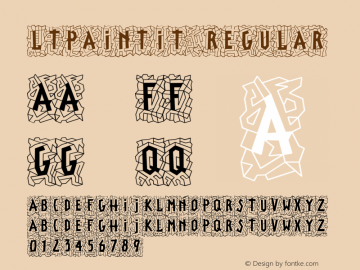 LTPaintIt Regular Version 1.0; 2002; initial release图片样张