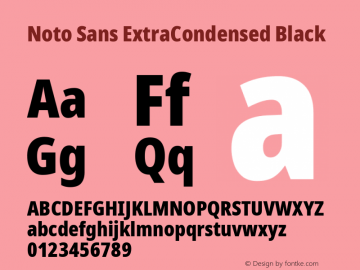 Noto Sans ExtraCondensed Black Version 2.004; ttfautohint (v1.8.3) -l 8 -r 50 -G 200 -x 14 -D latn -f none -a qsq -X 