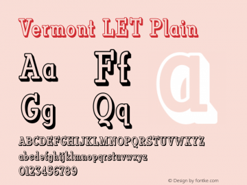 Vermont LET Plain 1.0图片样张
