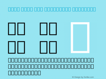 Noto Sans Lao Condensed SemiBold Version 2.001图片样张