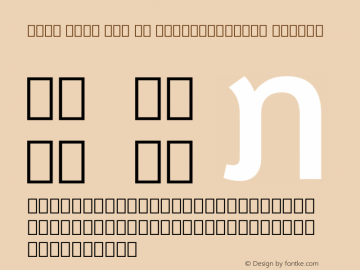 Noto Sans Lao UI SemiCondensed Medium Version 2.000 Font Sample