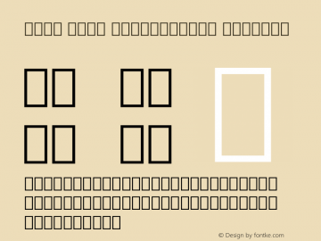 Noto Sans Medefaidrin Regular Version 1.001图片样张