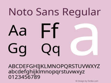 Noto Sans Regular Version 2.004; ttfautohint (v1.8.3) -l 8 -r 50 -G 200 -x 14 -D latn -f none -a qsq -X 