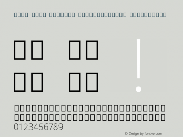 Noto Sans Sinhala SemiCondensed ExtraLight Version 2.001 Font Sample