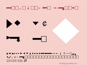 QuickType Pi Regular V.2.2: 1994 version: September 8, 1994图片样张