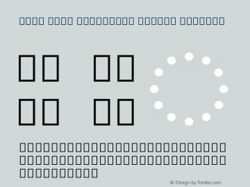 Noto Sans Zanabazar Square Regular Version 2.001 Font Sample