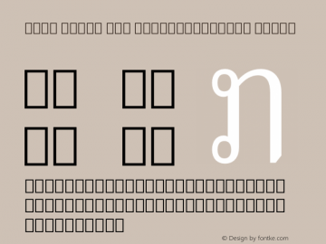 Noto Serif Lao ExtraCondensed Light Version 2.000图片样张