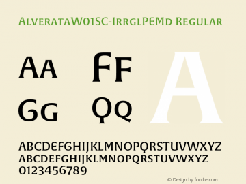 Alverata W01SC Irrgl PE Md Version 1.1图片样张