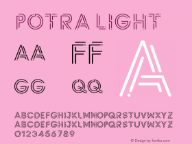 Potra Version 1.000 Font Sample