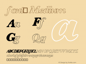 font2 Version 001.000 Font Sample