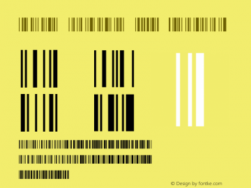 Libre Barcode 128 Regular Version 1.005; ttfautohint (v1.8.3)图片样张