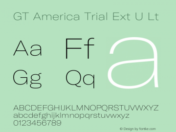 GT America Trial Ext U Lt Version 1.005 2020-10-21图片样张