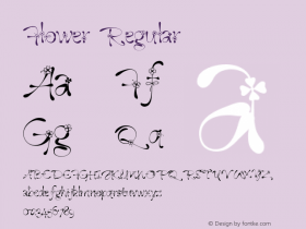 Flower Regular Version 1.0图片样张