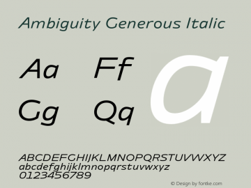 Ambiguity Generous It Version 1.00, build 10, s3图片样张