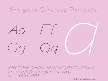 Ambiguity Generous Thin It Version 1.00, build 10, s3图片样张