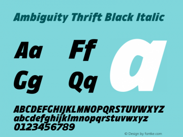 Ambiguity Thrift Black It Version 1.00, build 10, s3图片样张