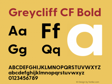 Greycliff CF Bold 2.100图片样张