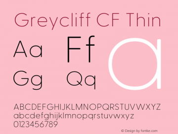 Greycliff CF Thin 2.100图片样张
