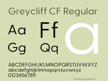 Greycliff CF 2.100图片样张