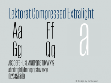 Lektorat Compressed Extralight Version 1.001;hotconv 1.0.116;makeotfexe 2.5.65601图片样张