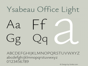 Ysabeau Office Light Version 0.019图片样张