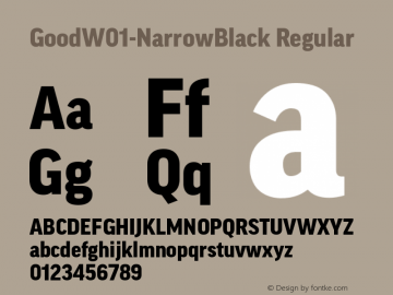 Good W01 Narrow Black Version 7.504图片样张