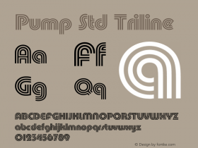 PumpStd-Triline Version 2.000 Font Sample