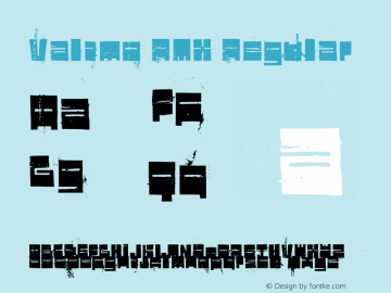 Valimo RMX Regular 001.000 Font Sample