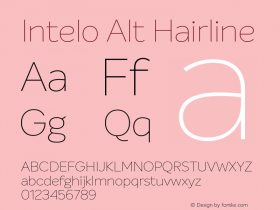 Intelo Alt Hairline 1.000图片样张