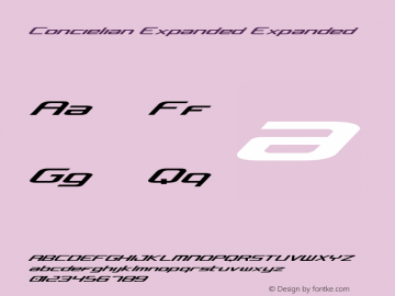 Concielian Expanded Expanded Version 2.0; 2003; initial release图片样张