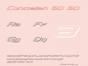 Concielian 3D 3D Version 2.0; 2003; initial release图片样张