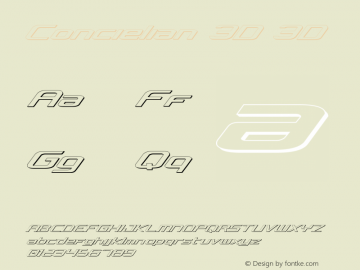 Concielian 3D 3D Version 2.0; 2003; initial release图片样张