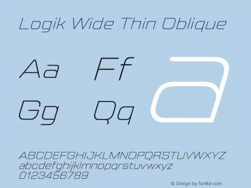 Logik Wide Thin Oblique 1.000图片样张