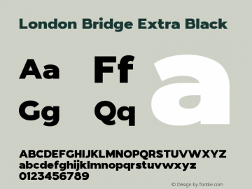 London Bridge Extra Black 1.000图片样张