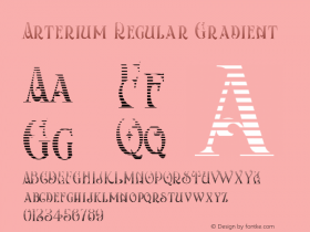 Arterium Regular Gradient Version 1.000图片样张