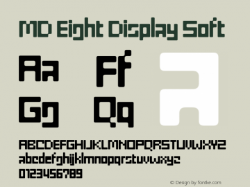 MD Eight Display Soft Version 1.000 | wf-rip DC20200220图片样张