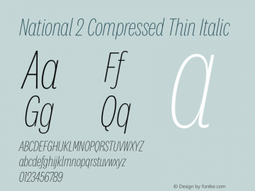 National 2 Comp Tn Italic Version 1.004 | w-rip DC20201005图片样张