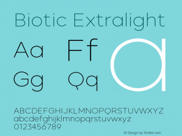 Biotic Extralight Version 1.000 | wf-rip DC20201025图片样张
