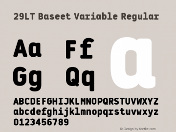 29LT Baseet Variable Version 4.000图片样张