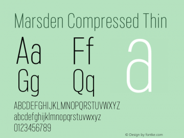 Marsden Compressed Thin Version 1.000 | wf-rip DC20190605图片样张