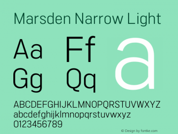 Marsden Narrow Light Version 1.000 | wf-rip DC20190605图片样张