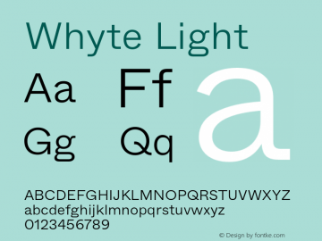 Whyte-Light Version 1.100 | wf-rip DC20190310图片样张