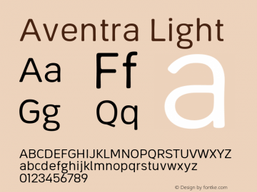 Aventra Light Version 1.000图片样张