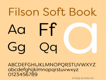 FilsonSoftBook Version 1.001;PS 001.001;hotconv 1.0.88;makeotf.lib2.5.64775 Font Sample