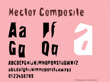 Hector Composite 001.000 Font Sample