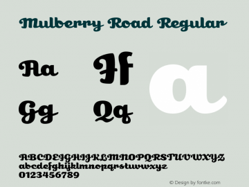 MulberryRoad Version 1.001图片样张