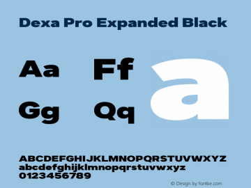 DexaProExpanded-Black Version 1.001 | web-TT图片样张