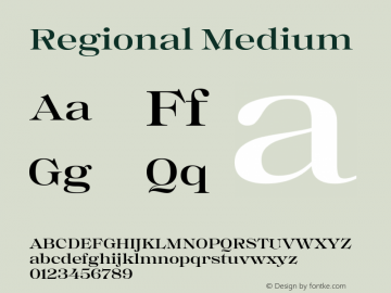 Regional Medium Version 1.000图片样张